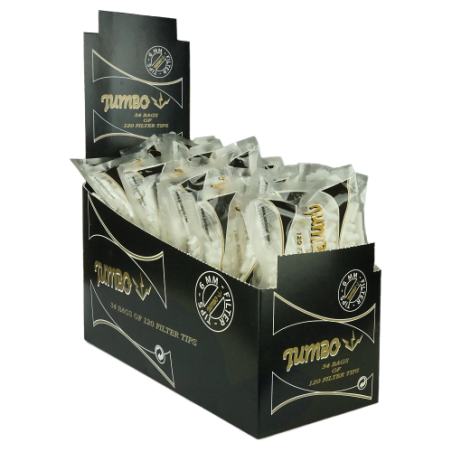 Jumbo Filter Tips - 34 Packs for Ultimate Smoking Experience