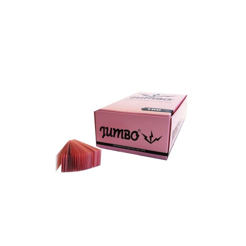 Jumbo Pink Filter Tips | 100 Pack - Perfect for Smokers