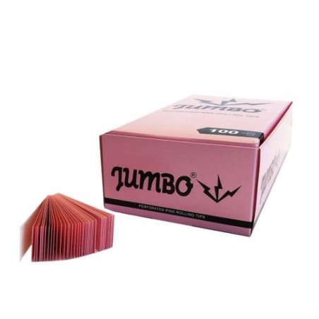 Jumbo Pink Filter Tips | 100 Pack - Perfect for Smokers