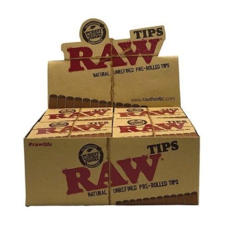 RAW® Classic Prerolled Tips - Perfect Filter for Smooth Hits