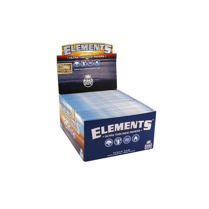 Elements® King Size Rolling Papers - Smooth & Natural