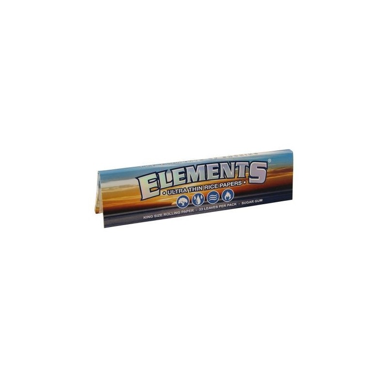 Elements® King Size Slim Rolling Papers - Smooth & Natural