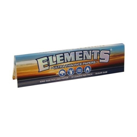 Elements® King Size Slim Rolling Papers - Smooth & Natural