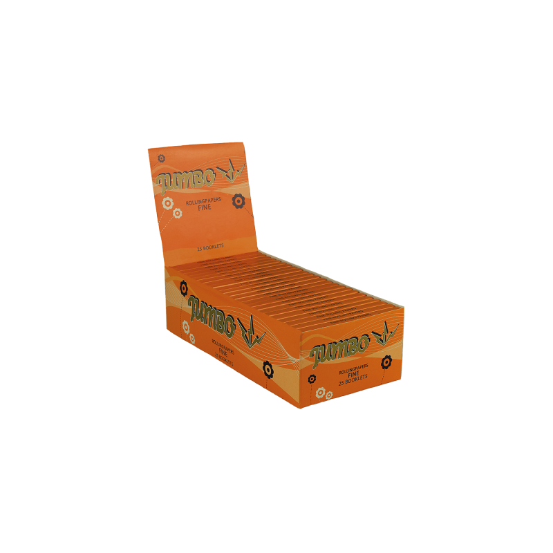 Jumbo Orange Vloei | 25 Pack Rolling Papers for Smooth Rolls