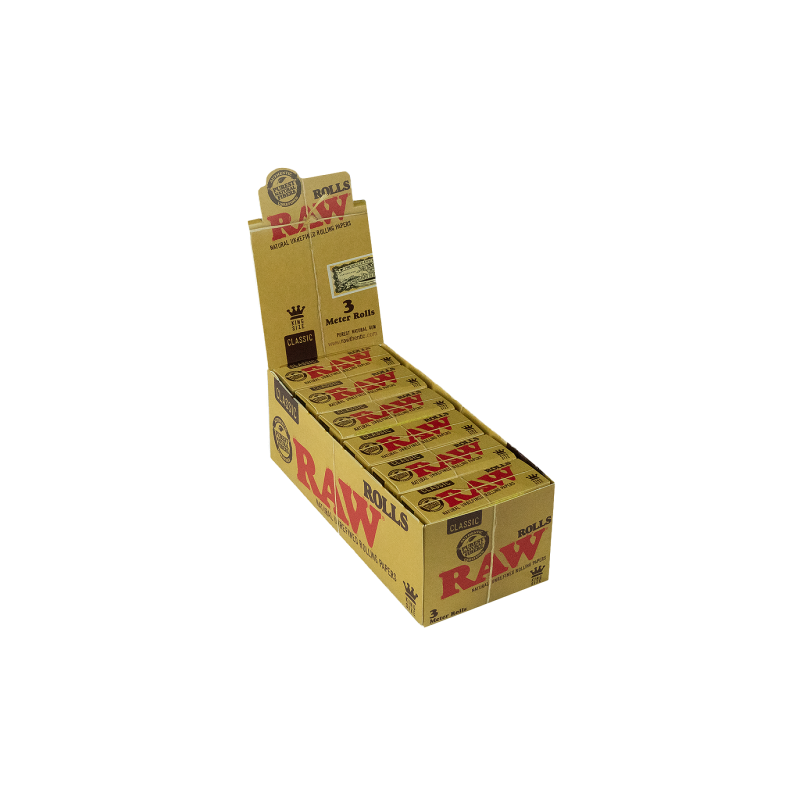 RAW® Kingsize Classic Rolls - 3 Meters | Premium Quality