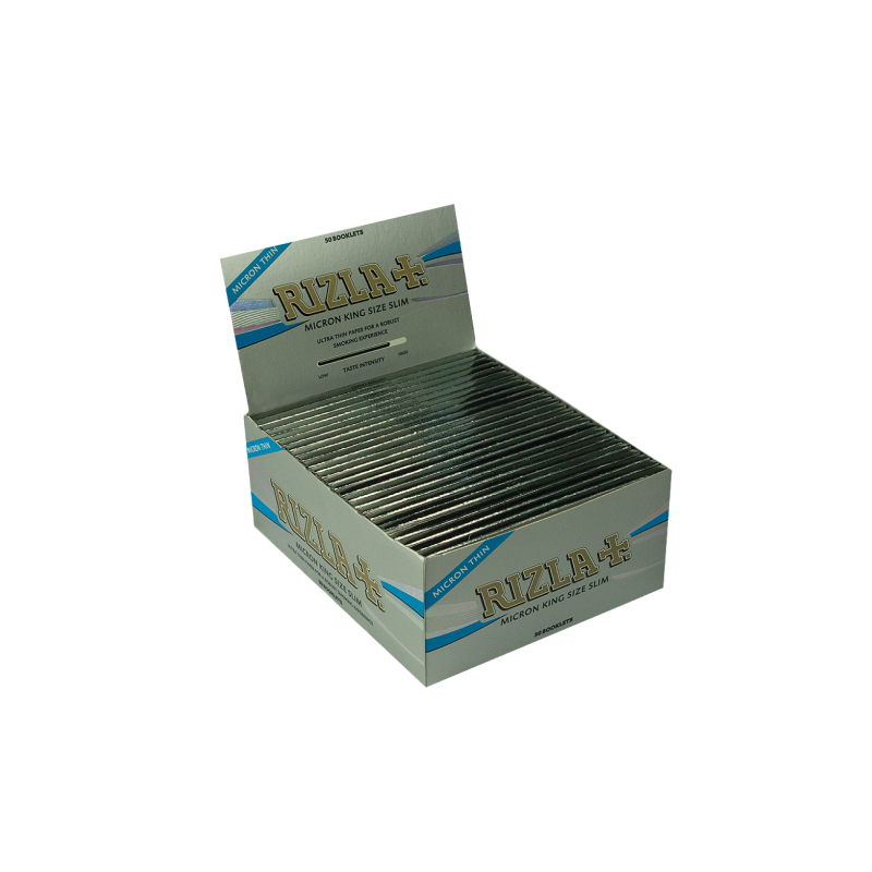 RIZLA Micron Kingsize Slim Rolling Papers - Smooth Experience