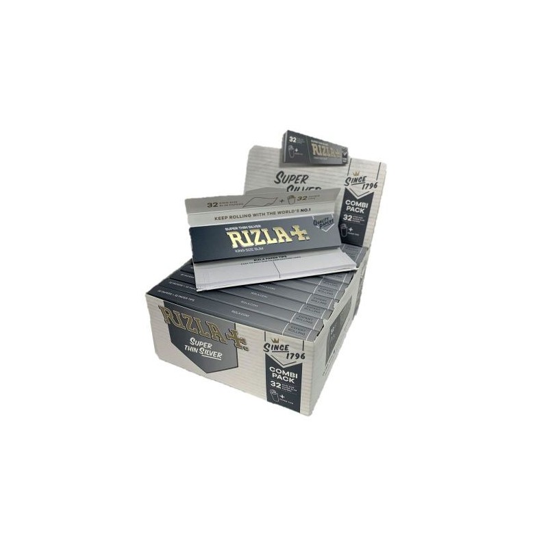 Rizla King Size Super Slim with Tips - 24 Packs