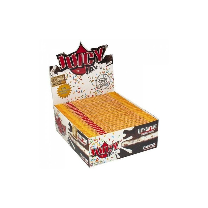 Juicy Jay's Birthday Cake King Size Rolling Papers | 24 Packs