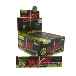 RAW Black Kingsize Slim Vloei | 50 Pack - Premium Rolling Papers