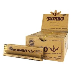 Jumbo Brown Vloei + Filtertips | 24 Pack - Premium Rolling Papers