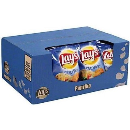 Lay’s Paprika Chips 20x40g - Flavorful Crunchy Snack!