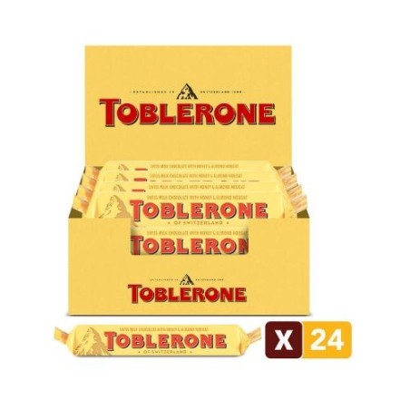 Toblerone Chocolate Bar 24 x 35g - Sweet Indulgence!