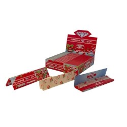 Diamond Leaf Strawberry Rolling Papers - Box of 24