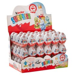 KINDER Surprise Chocolate Eggs Box of 72 - Sweet Treats!