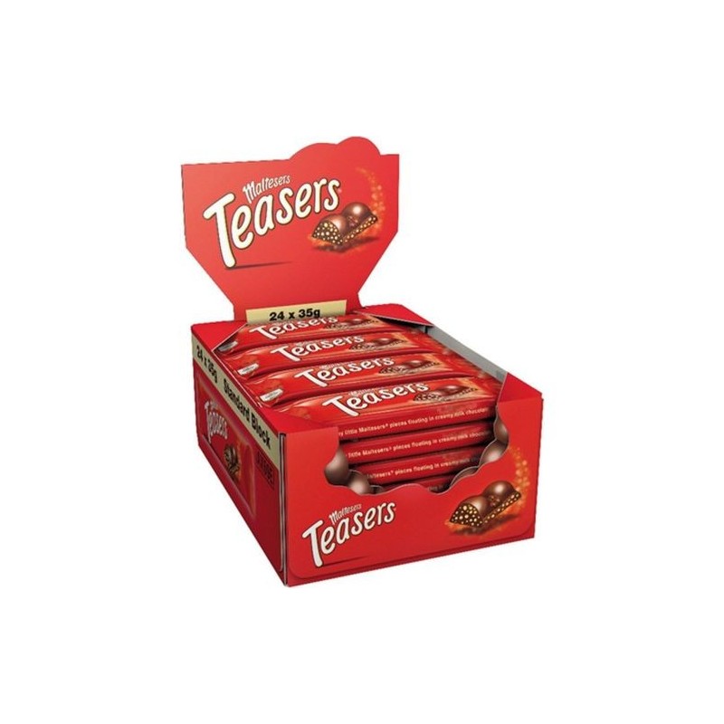 Maltesers Teasers Chocolate Bars 24 x 35g - Irresistible!