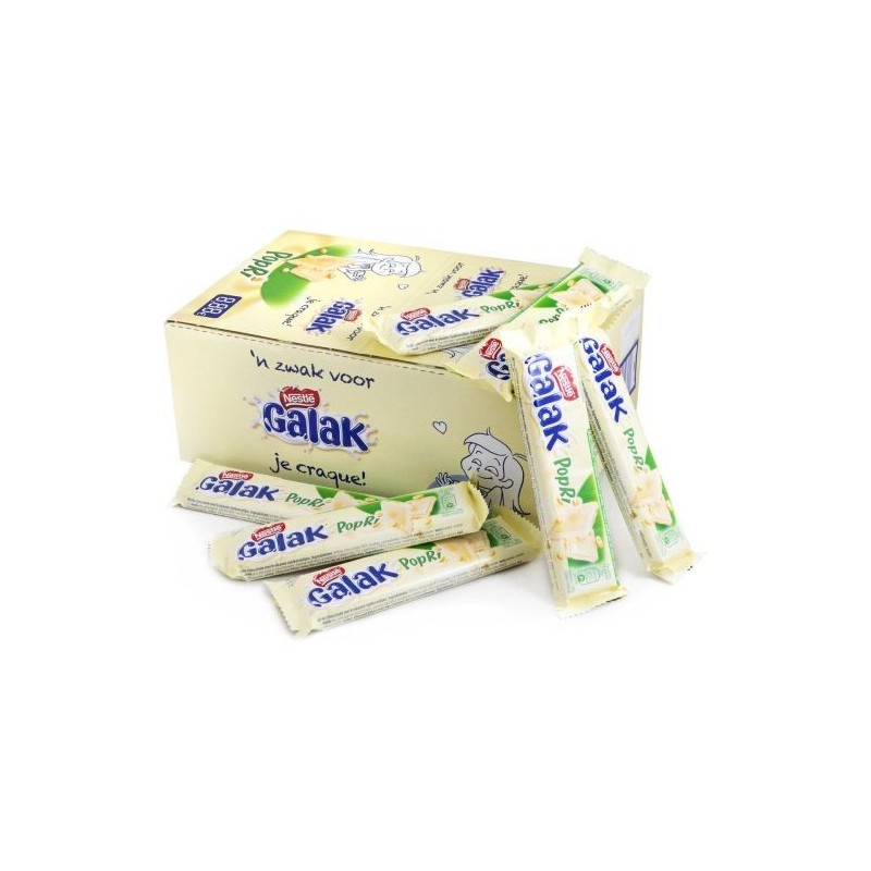 GALAK POPRI Witte Chocolade Reep - 36 Stuks Delights