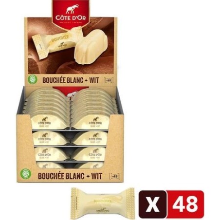 Côte d'Or Witte Chocolade Bonbons - 48 Stuks Delights