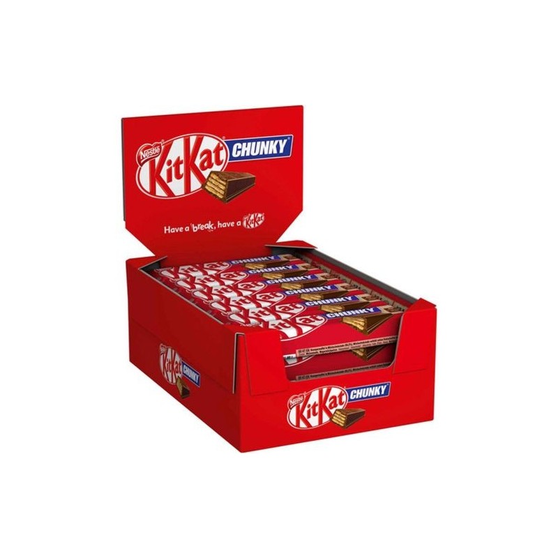 KitKat Chunky Singles - 24 Delicious Chocolate Bars