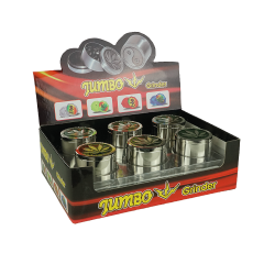 Jumbo Steel Leaf Green Grinders - 12 Pack Deal!