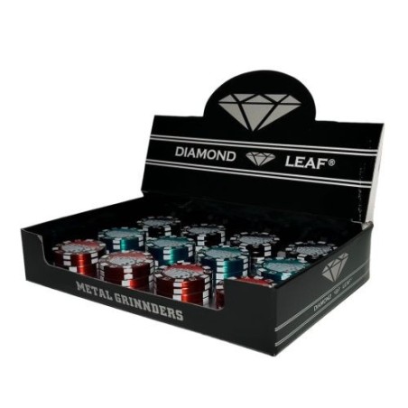 Diamond Leaf Metal Poker Grinders Box of 12 - Premium Quality