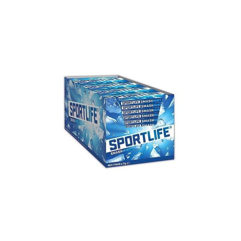 SPORTLIFE SmashMint Gum - 48 PACKS Freshness!