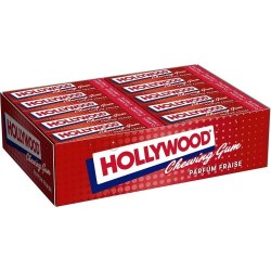 Hollywood Strawberry Gum - Box of 20 Packs