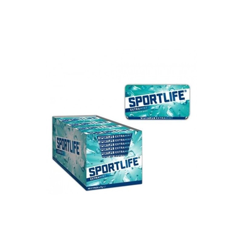 Sportlife Extramint Gum | 48 Pack - Freshness Unleashed!