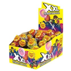 Chupa Chups XXL Bubblegum Lollipops Box of 25