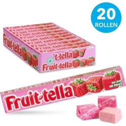 Fruit-Tella Strawberry Rolls - 20 Delicious Candy Rolls