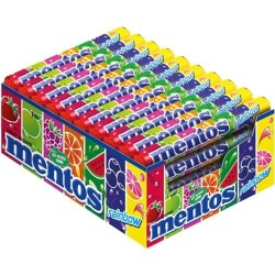 Mentos Rainbow Candy Rolls - 40 Pieces of Fun!