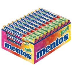 Mentos Fruit 40 Rolls - Bursting Flavor in Every Bite!