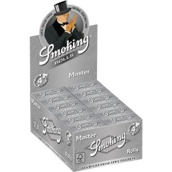 Smoking Silver Master Rolls - 4m | 24 Packs of Quality