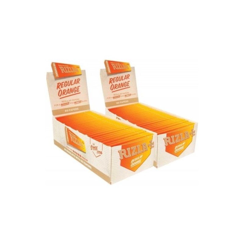 Rizla Orange Regular 100 Booklets - Premium Rolling Paper