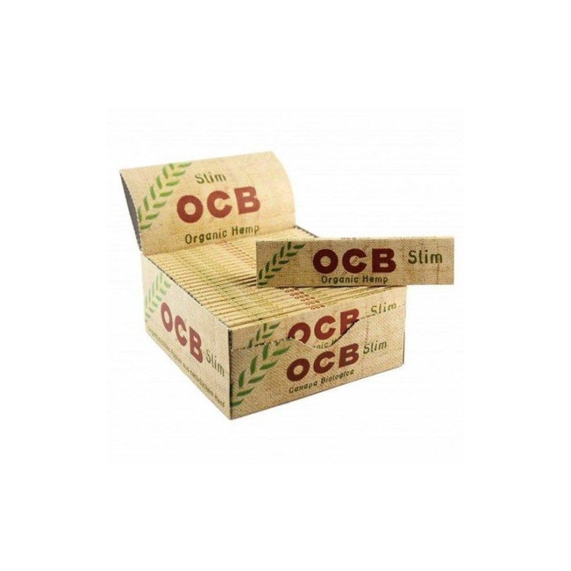 OCB Slim Organic Hemp King Size Rolling Papers - 100% Natural