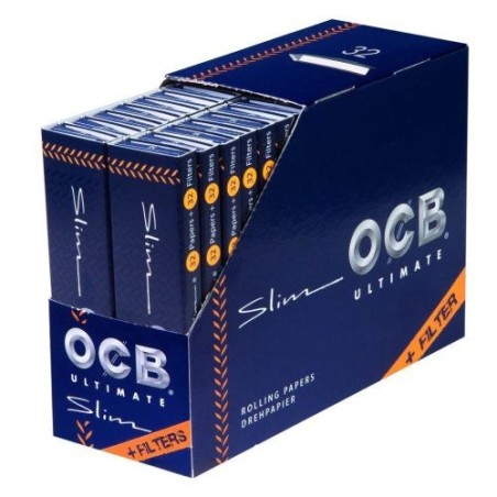 OCB Ultimate Slim + Filter Tips: Perfect Rolling Papers