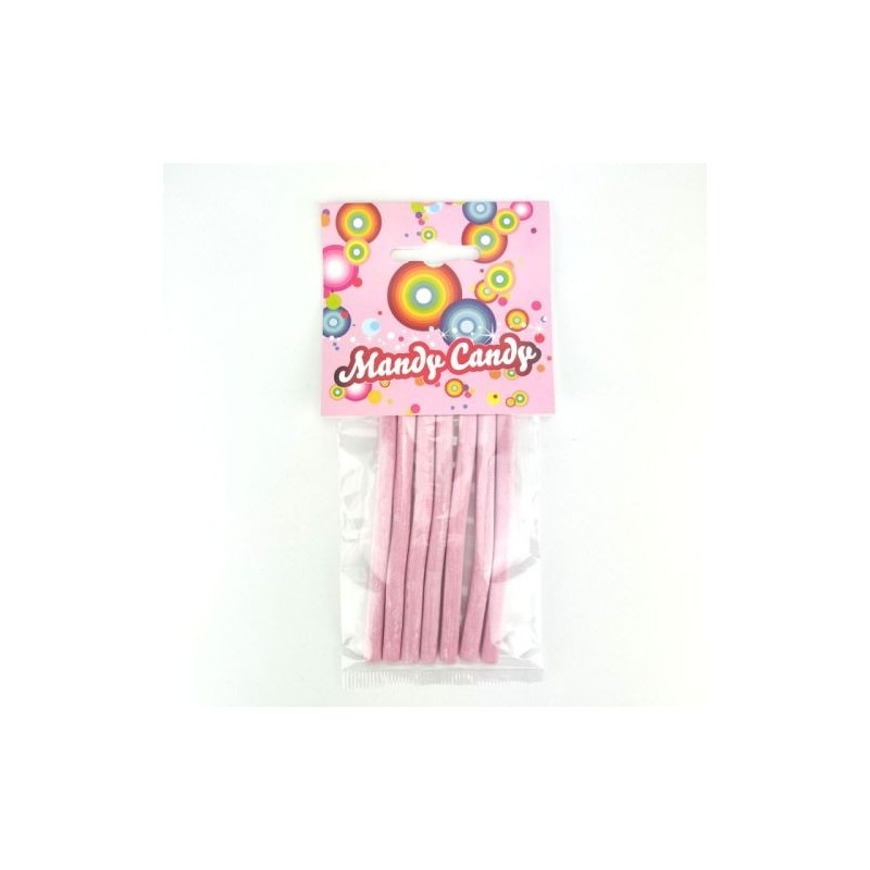 Sour Pink Cords Box of 16 - Mandy Candy Delights!