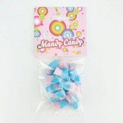 Mandy Candy Blue/Pink Bottles - Box of 16 Soft Candies