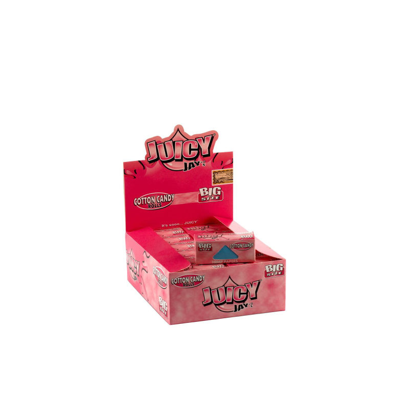 Juicy Jay's Cotton Candy Flavored Rolls - 5m, 24 Rolls