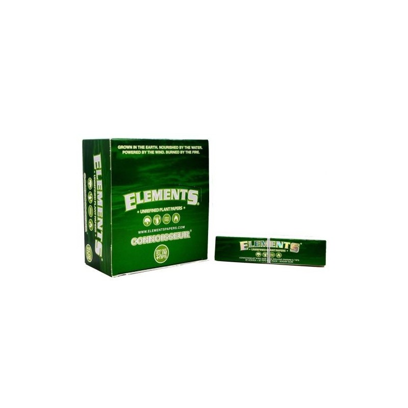 Elements Green Connoisseur Papers + Tips - 24 Pack