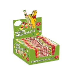 Haribo Mega Roulette Zuur | 40 Booklets of Fun Candy Rolls