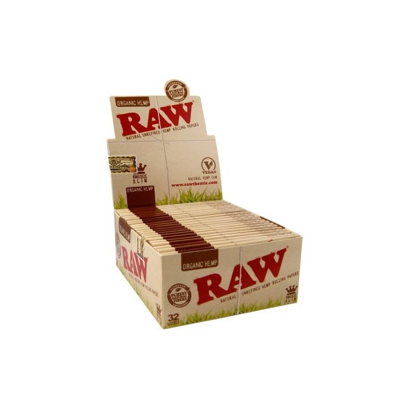 RAW® Organic King Size Slim Booklets - 50 Pack