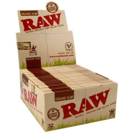 RAW® Organic King Size Slim Booklets - 50 Pack