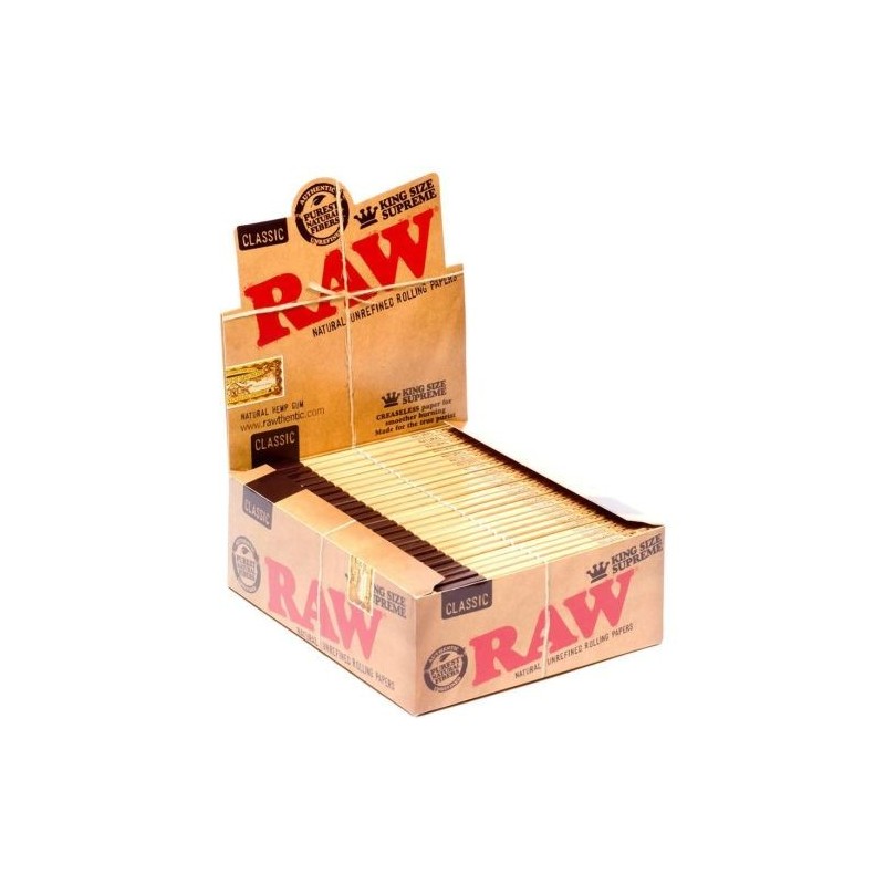 RAW® King Size Supreme Classic Booklets - 24 Pack