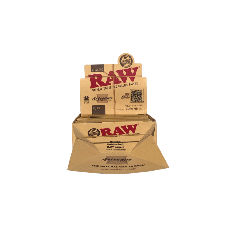 RAW® ARTESANO Organic King Size Slim Booklets - 15 Pack