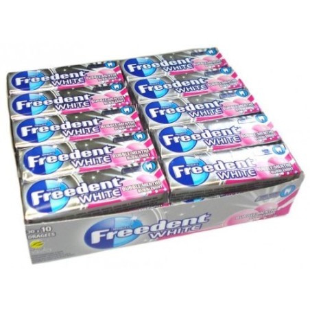 Freedent White Bubblemint Chewing Gum - 30 Packs