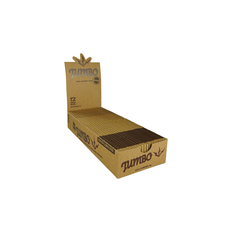 Jumbo Brown Extra Long Rolling Papers | 20 Packs