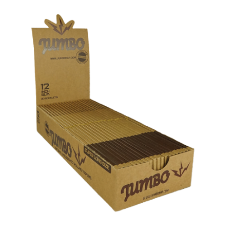 Jumbo Brown Extra Long Rolling Papers | 20 Packs