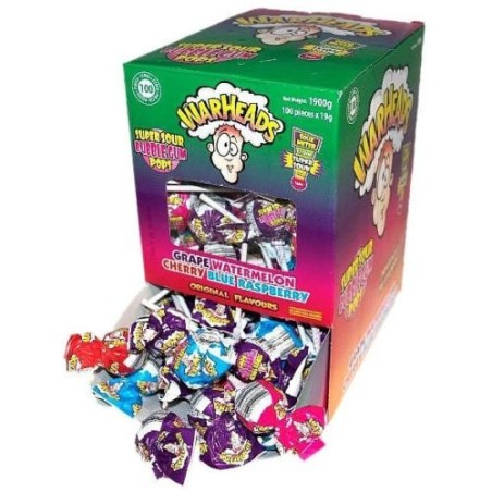 Super Sour Warheads Bubblegum Pops - Extreme Flavor Fun!