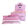 Jumbo Pink Kingsize Slim Rolling Papers + Filter Tips | 24 Pack