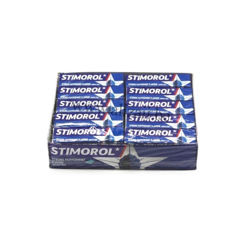 Stimorol Strong Peppermint Chewing Gum - 30 Pack